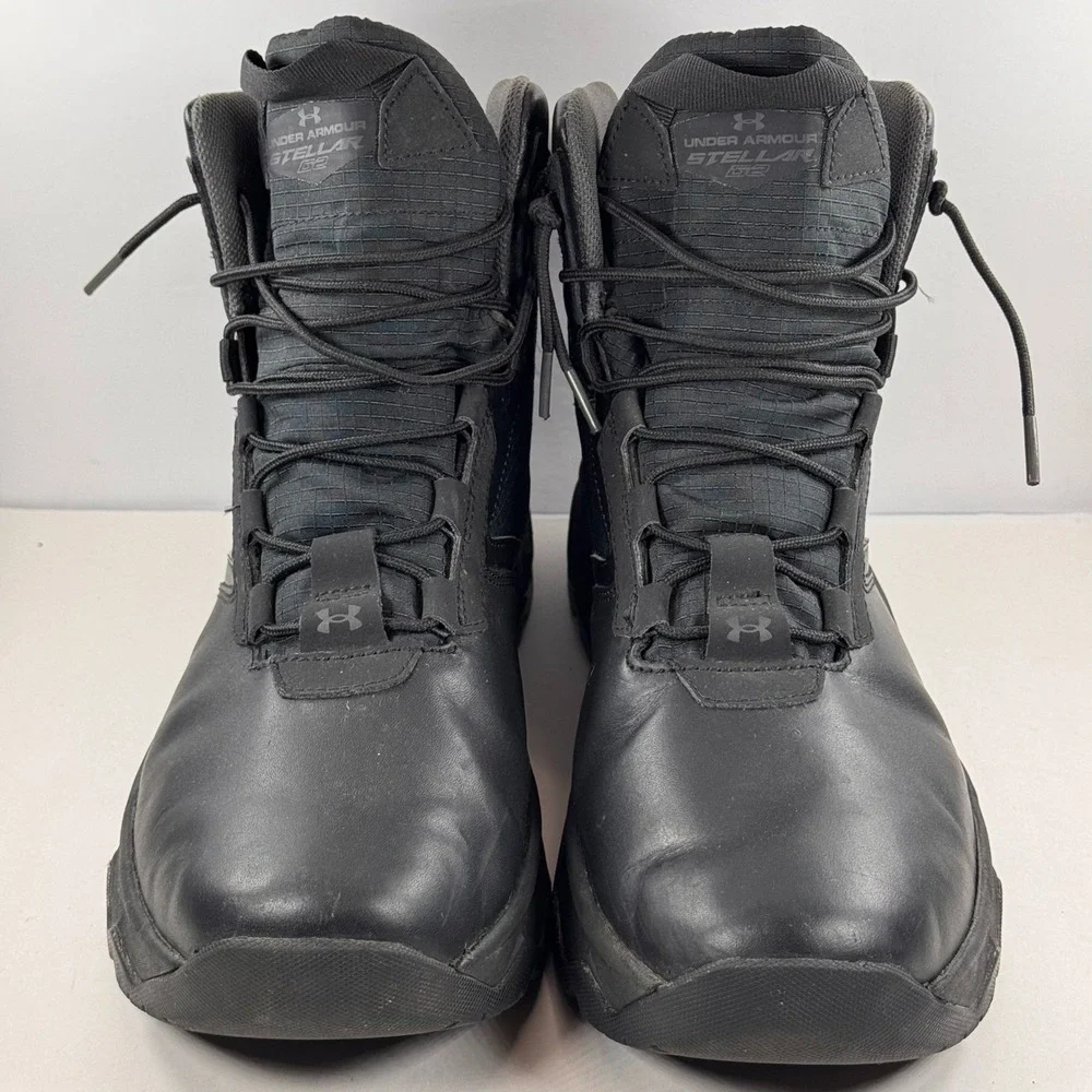 Under Armour Stellar G2 Tactical Boots Mens 12 Black Leather 3025578-001